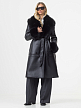 Пальто для женщин из Экокожи (иск.мех)